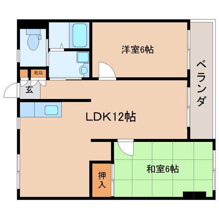 静岡駅 バス13分  中村町上下車：停歩1分 3階の物件間取画像